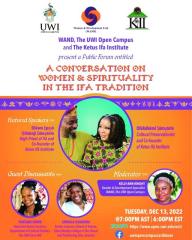 A CONVERSATION ON WOMEN AND SPIRITUALITY IN THE IFA TRADITION